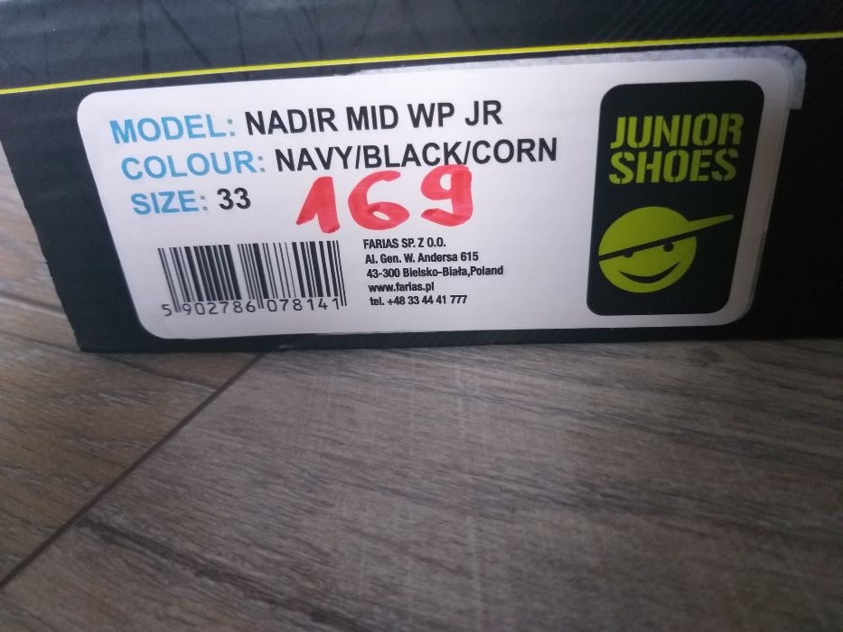 Buty trekkingowe Elbrus Dziecięce 33