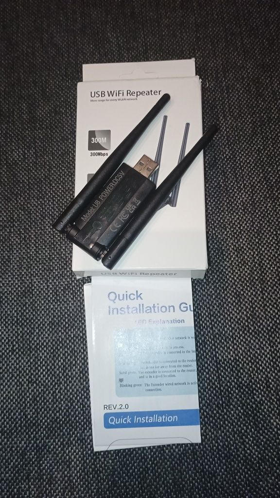 Wzmacniacz sygnału wi-fi do gniazda USB. Nowe!