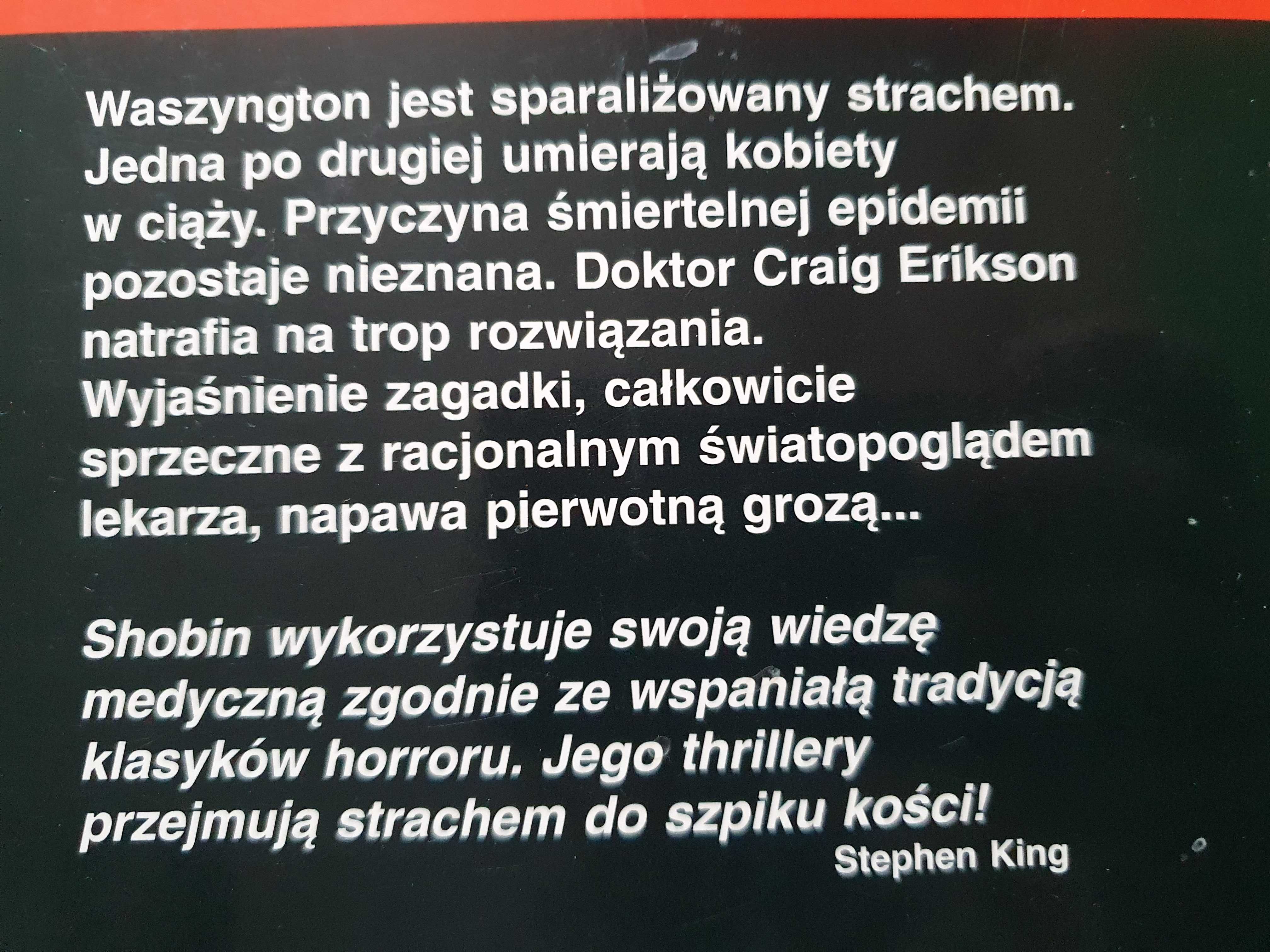 Książka "Kwiat Śmierci" David Shobin Thriller medyczny