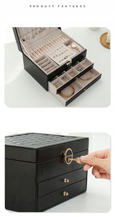 szkatułka na biżuterię pudełko organizer kuferek