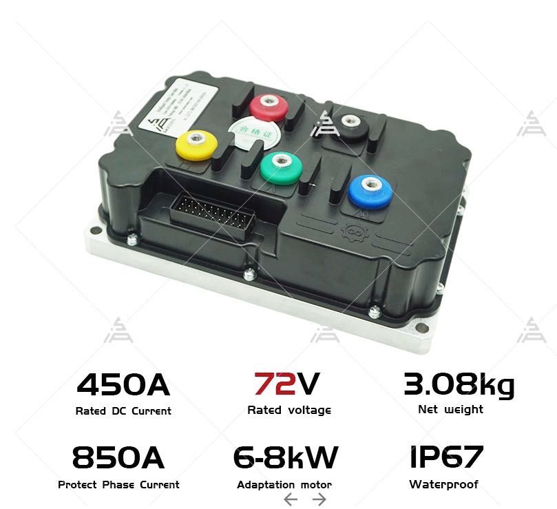 Мотор комплект єлектродвигун BLDC QS180, QS138, 72V 8000W