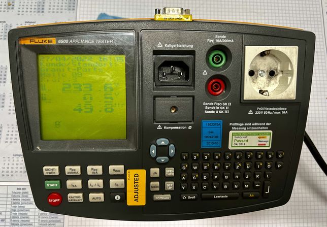 Tester urządzeń Fluke 6500