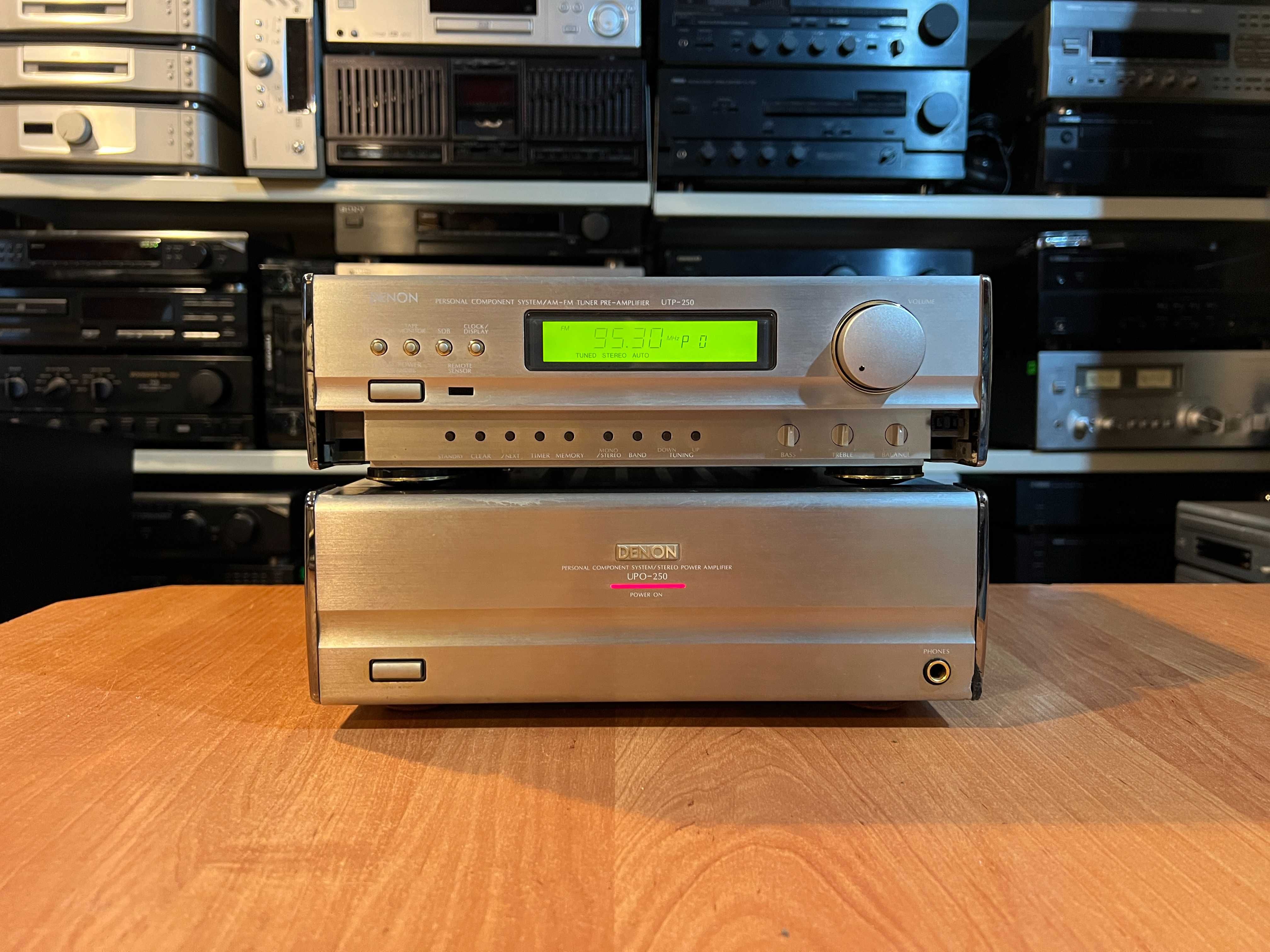 Wieża Denon UPO-250 UTP-250 końcówka mocy, przedwzmacniacz, Audio Room