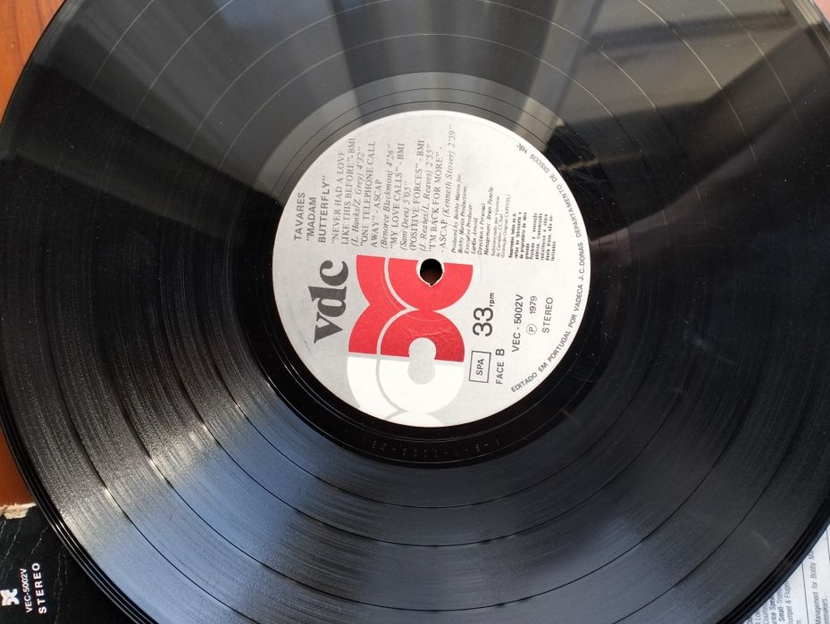 Disco de vinil LP Tavares - Madam Butterfly'