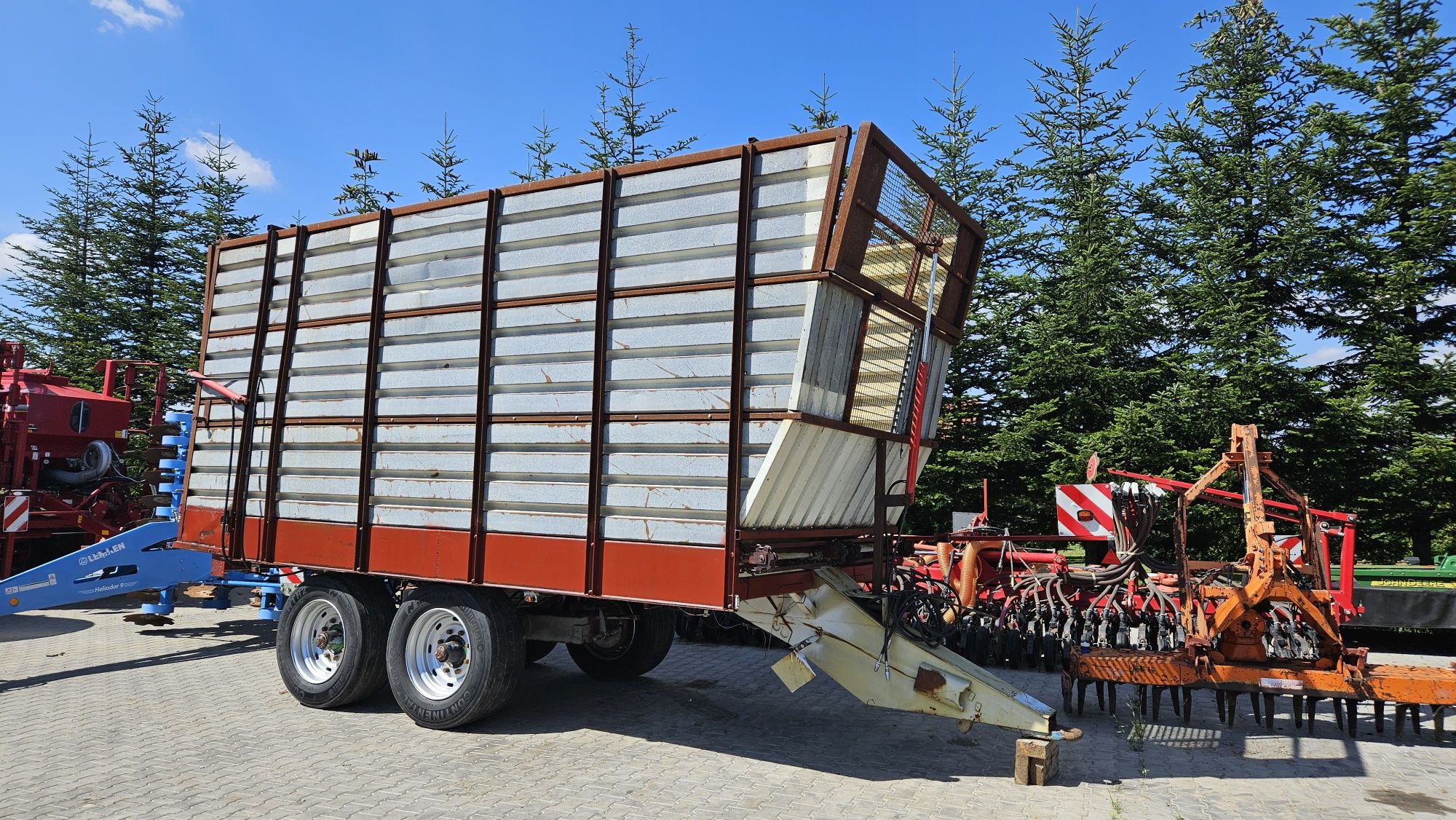 Przyczepa objętościowa rozrzutnik Annaburger Fortschritt 30m Transport