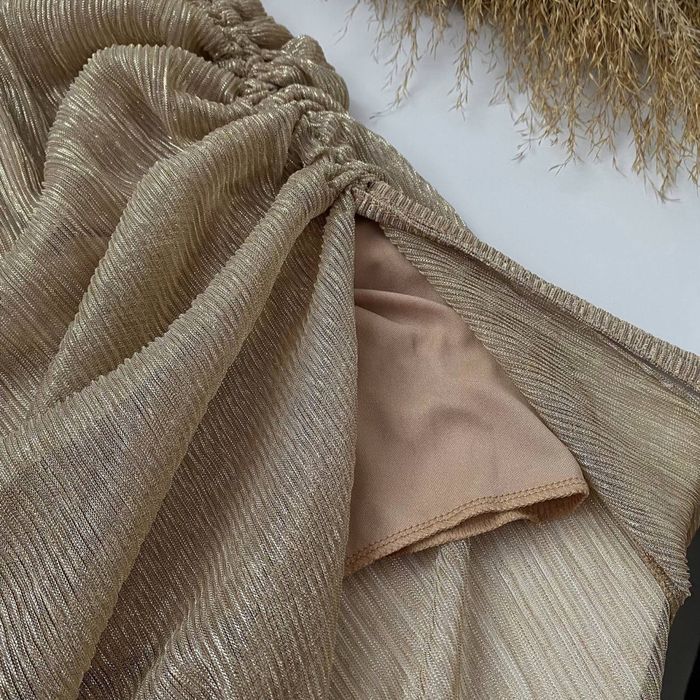 Плаття люрекс золото