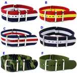 Pasek do zegarka nylonowy NATO 22mm nylon strap zulu parciany nowy