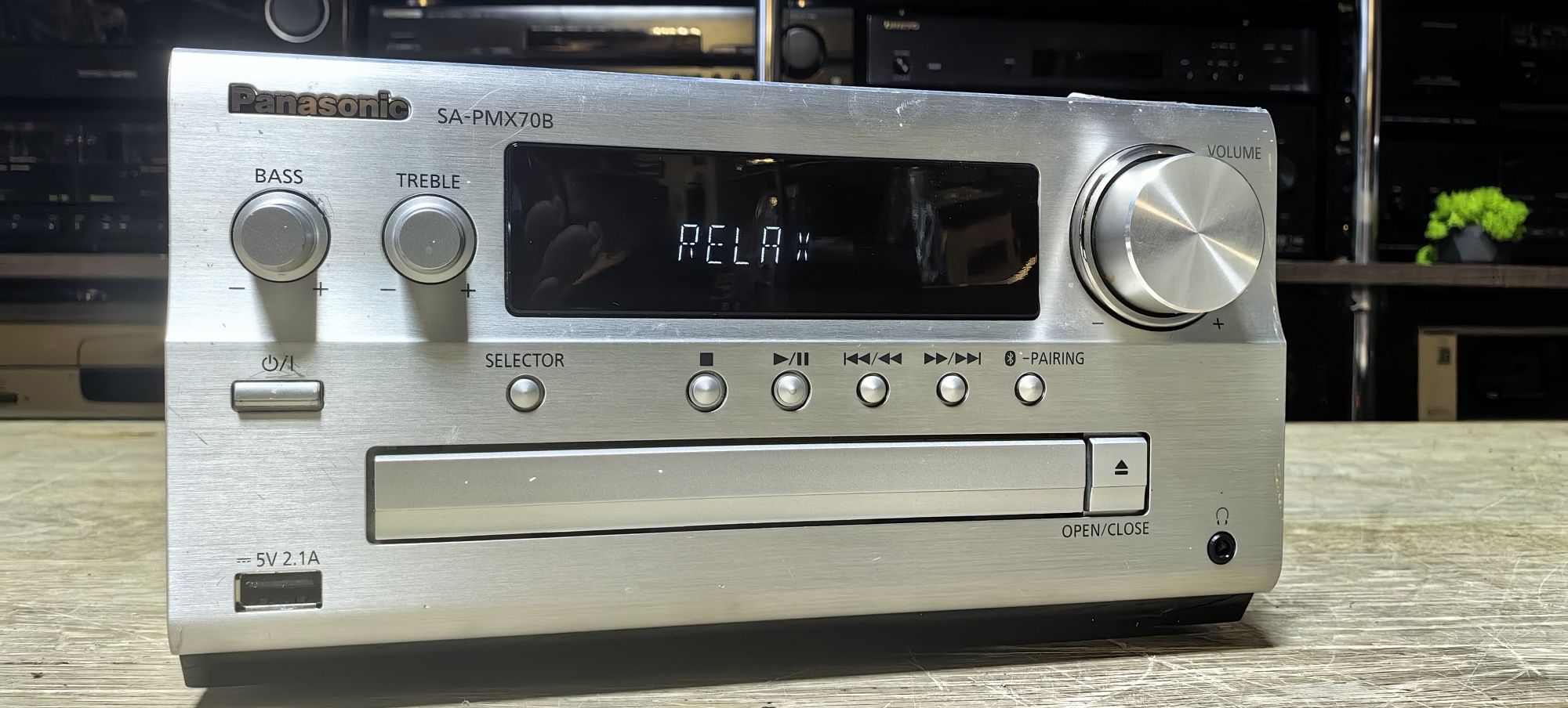 CD-ресивер Panasonic SA-PMX70B/Bluetooth/3Ω