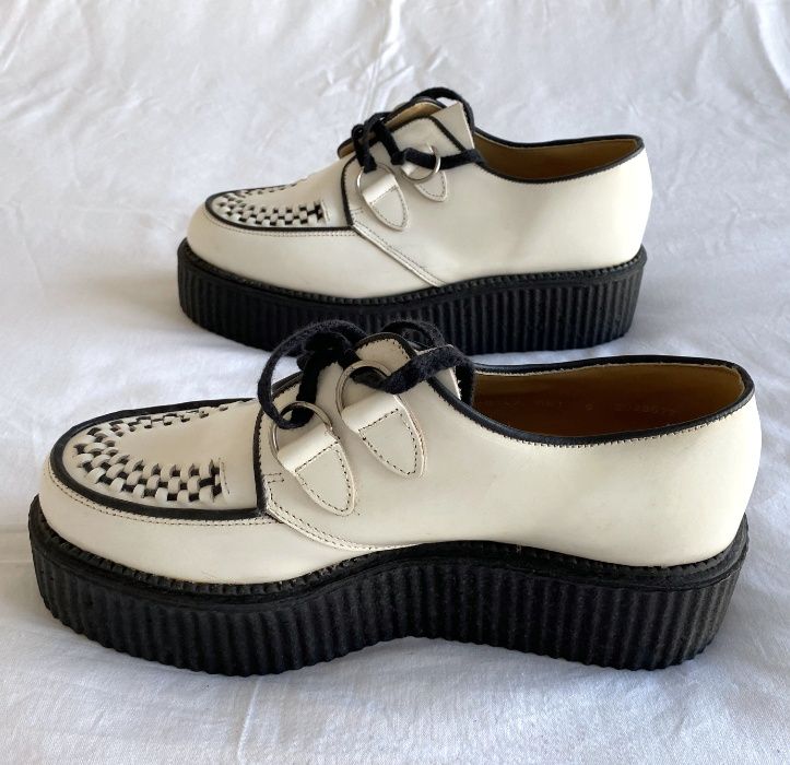 Sapatos creepers Underground sola dupla anos 90