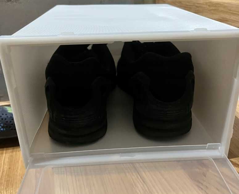 Szafka na buty biała regał pudełka organizer szafa 10 sztuk