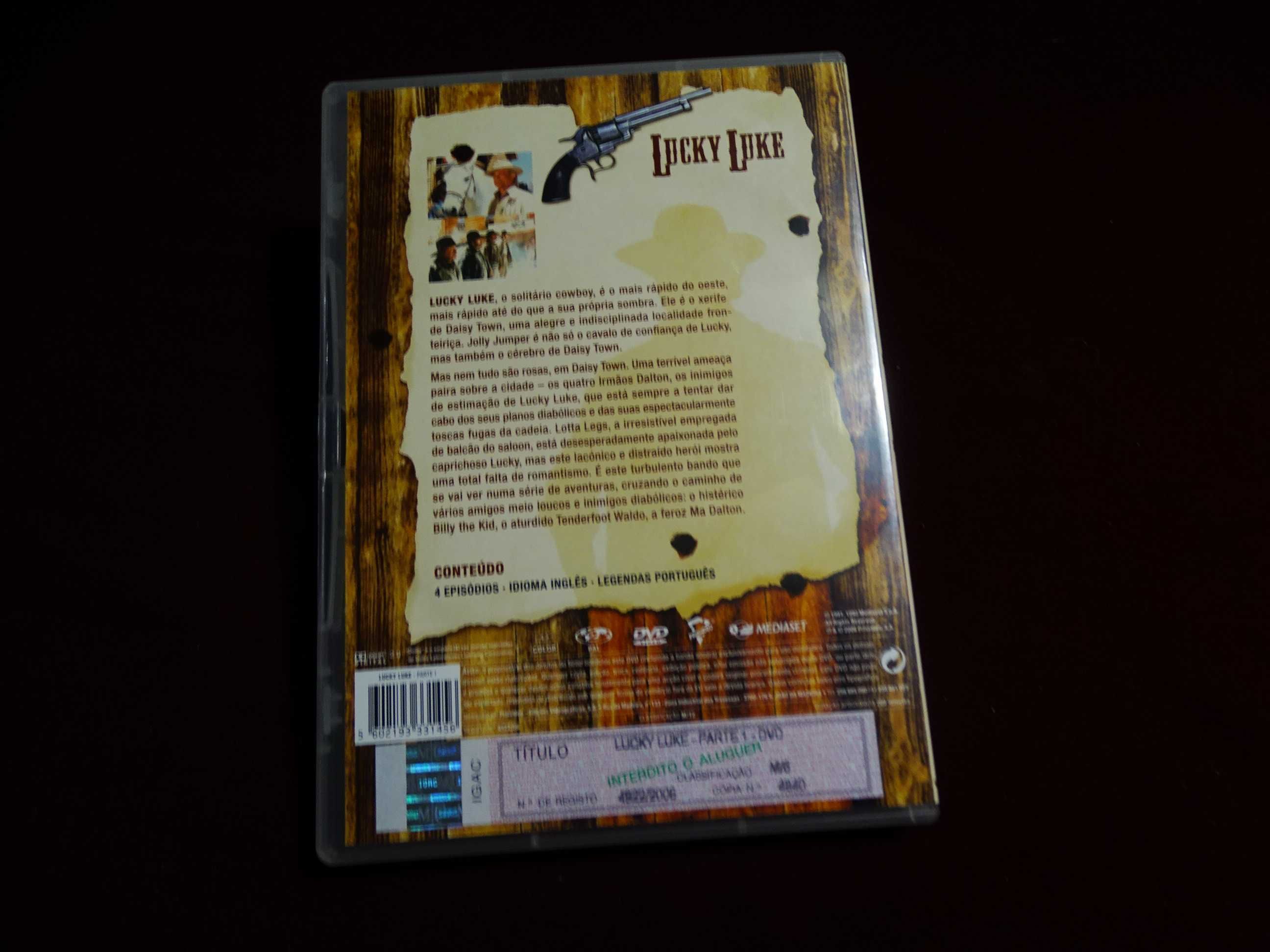 DVD-Lucky Luke-Parte 1-Terence Hill-Edição 2 discos