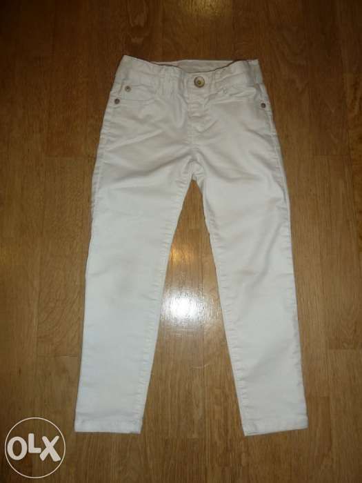 Calças brancas com brilho 4 anos