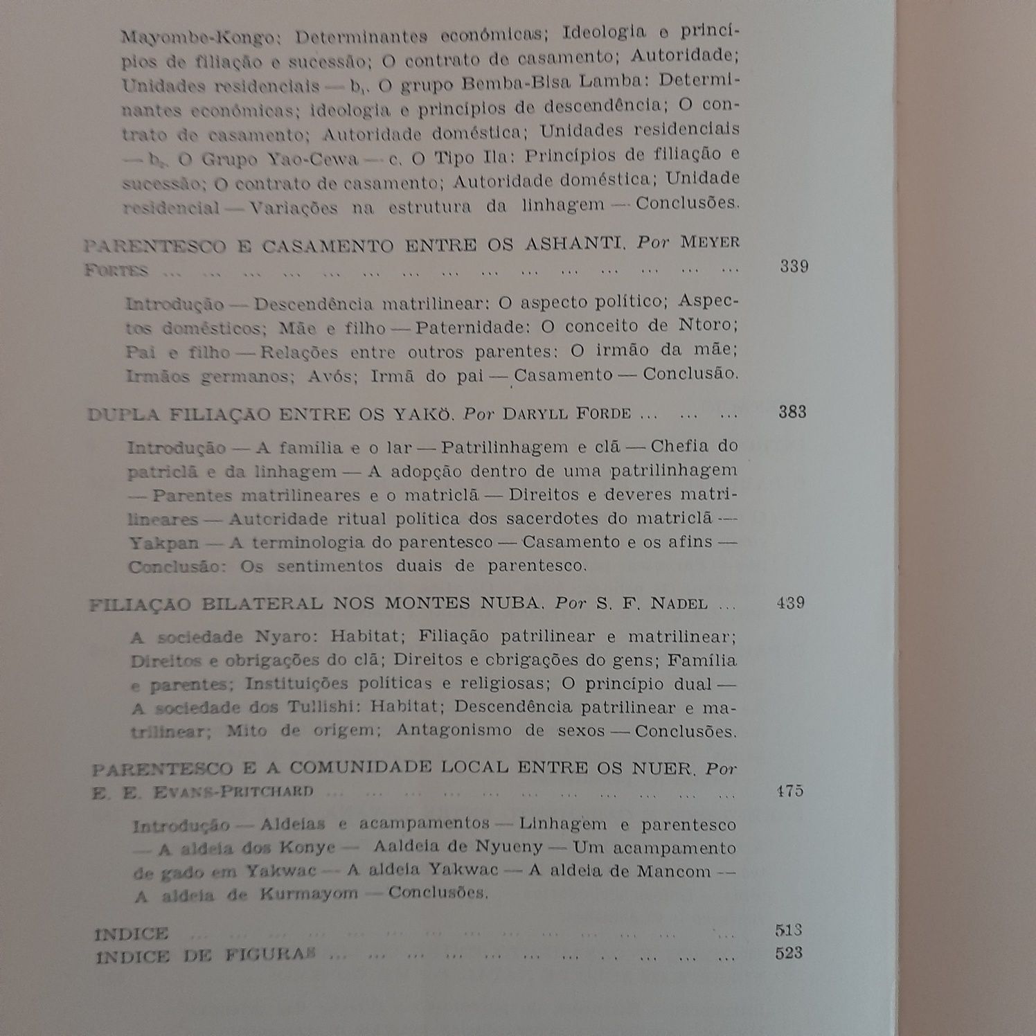 Sistemas Políticos Africanos de Parentesmo e Família.