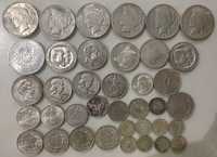 Продам серебреные монеты США, Германии, Швейцарии