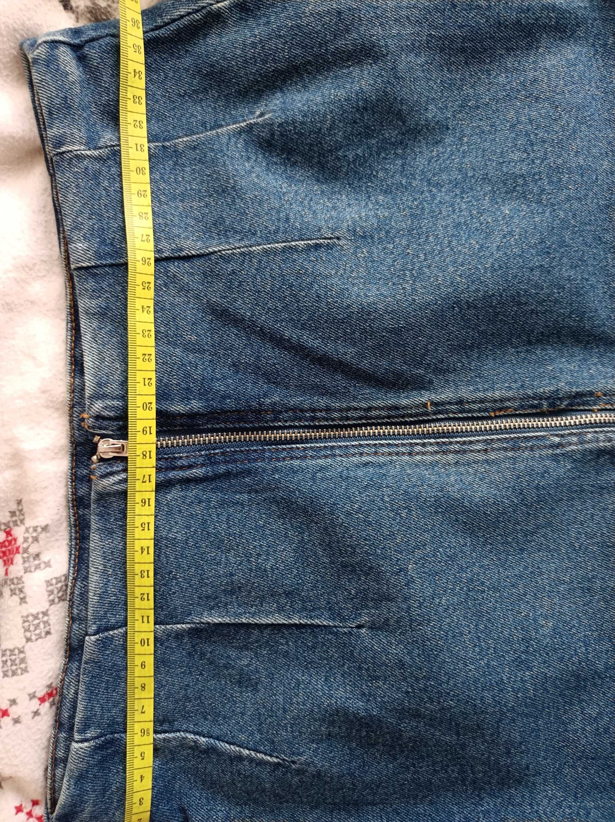 Nowa spódniczka jeansowa niebieska dżinsowa denim krótka mini 36 s