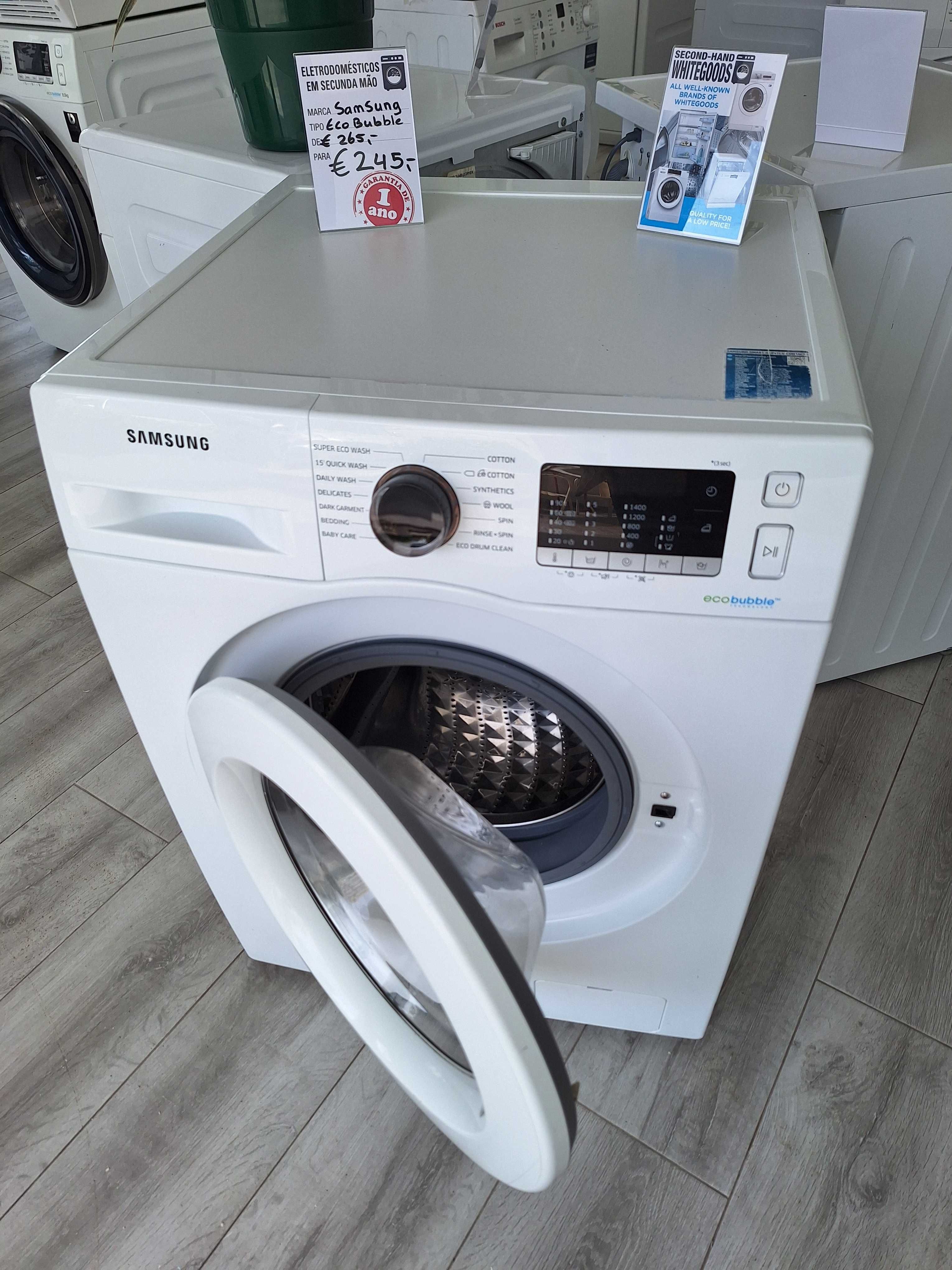 Samsung Ecobubble, Máquina de lavar