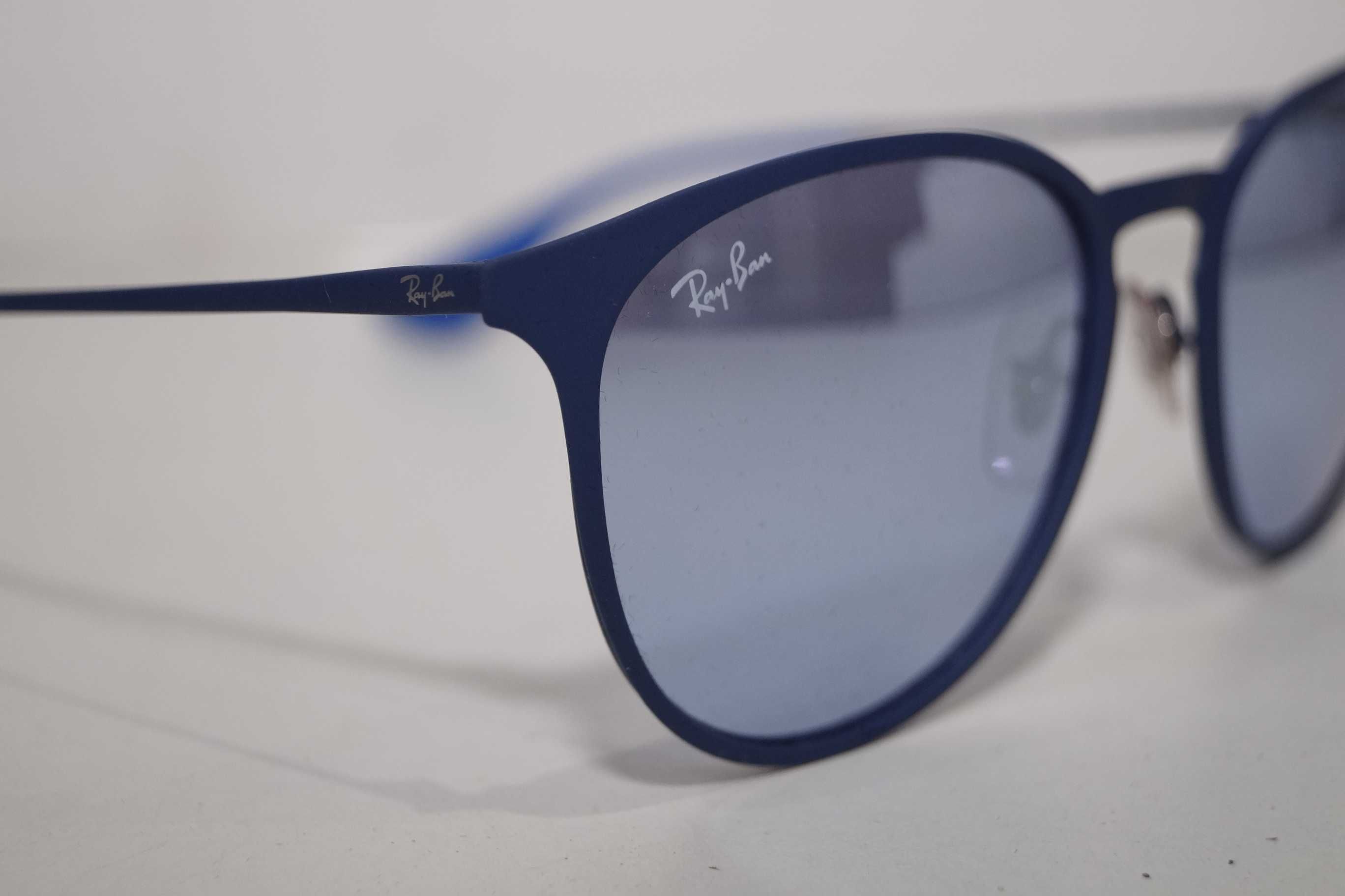Okulary przeciwsłoneczne RAY BAN RB3539 54 ERIKA METAL NIEBIES 9022/1U