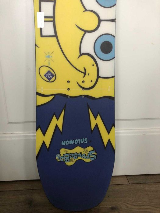 Piękna deska snowboardowa dla dziecka Salomon Spongebob 110 cm
