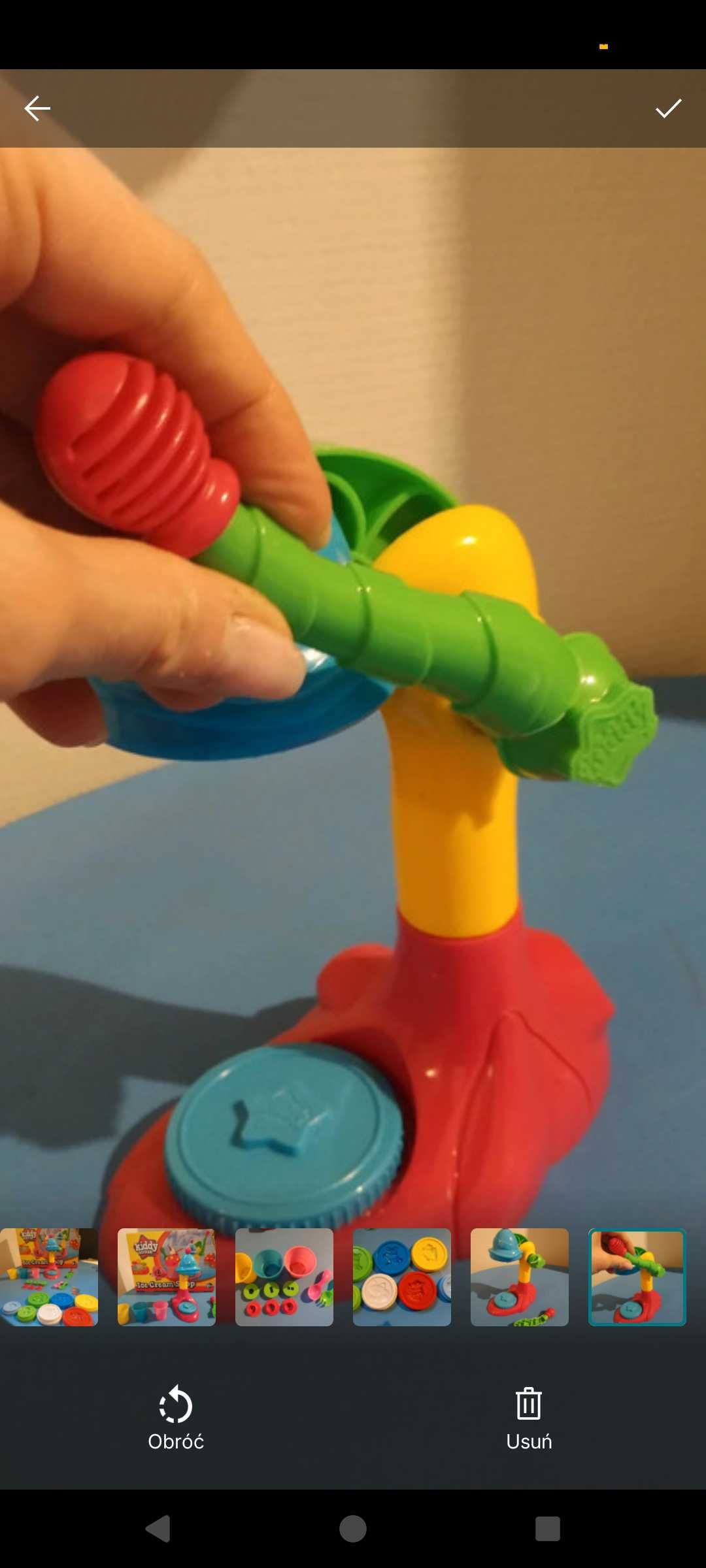 Zestaw do ciastoliny jak Play doh lodziarnia lody