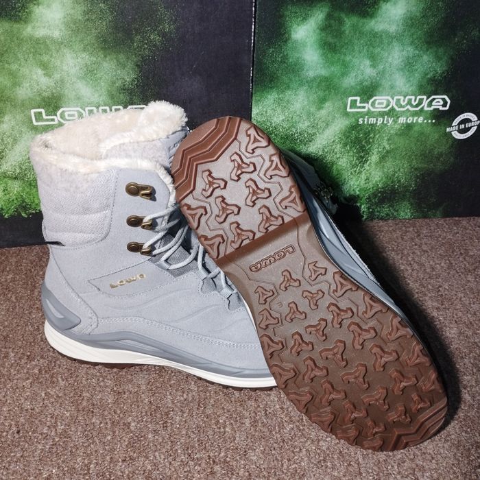 37,5,39,5,40,42. Жіночі зимові чобітки Lowa Calceta II GTX Gray
