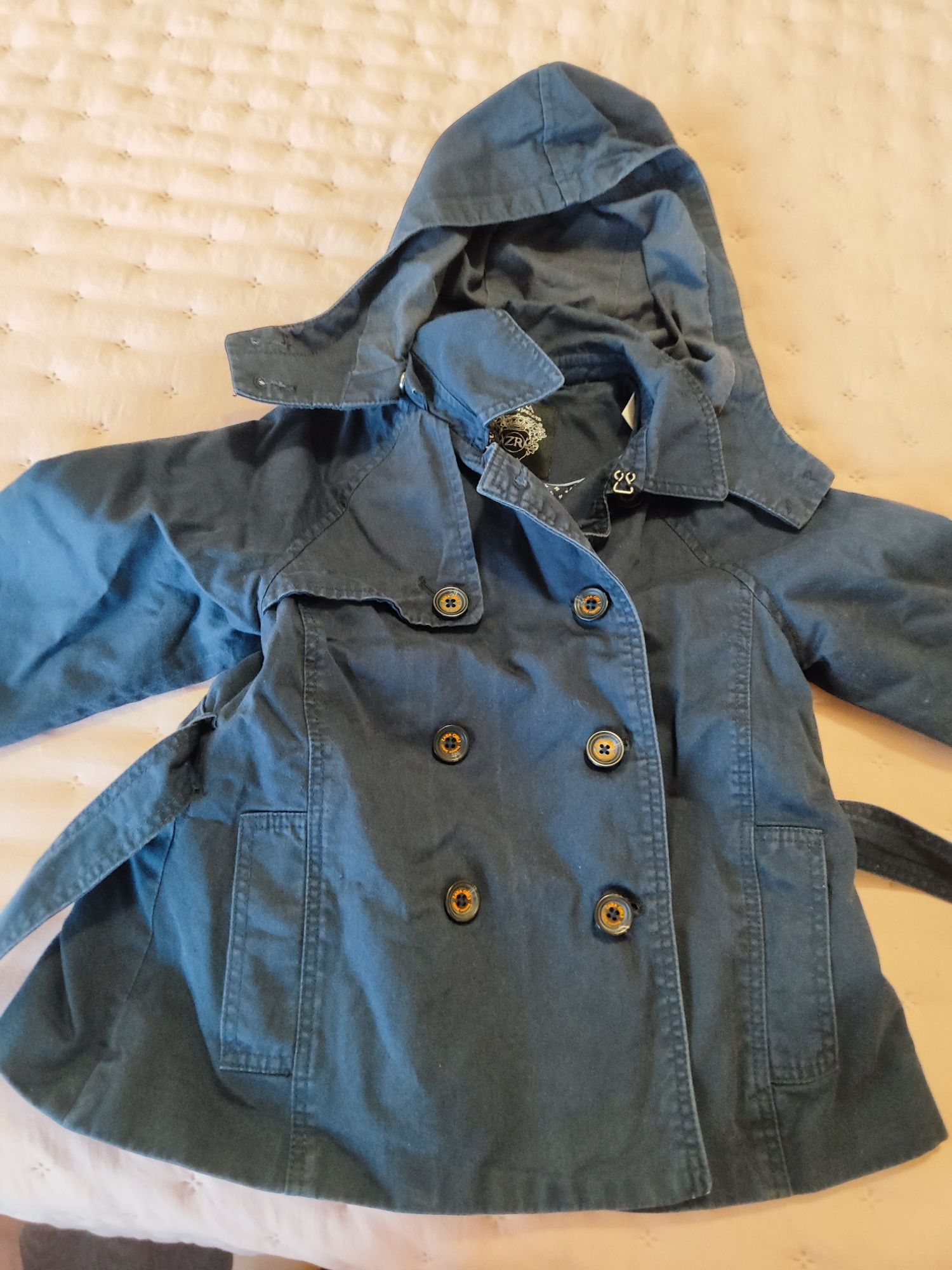 Casaco gabardina Zara menina 4/5 110 cm