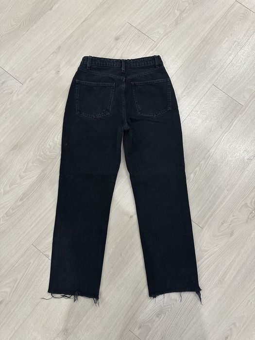 Джинси zara straight 36 38 сині сірі чорні