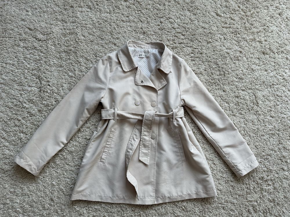 Плащ h&m на девочку 128 -134