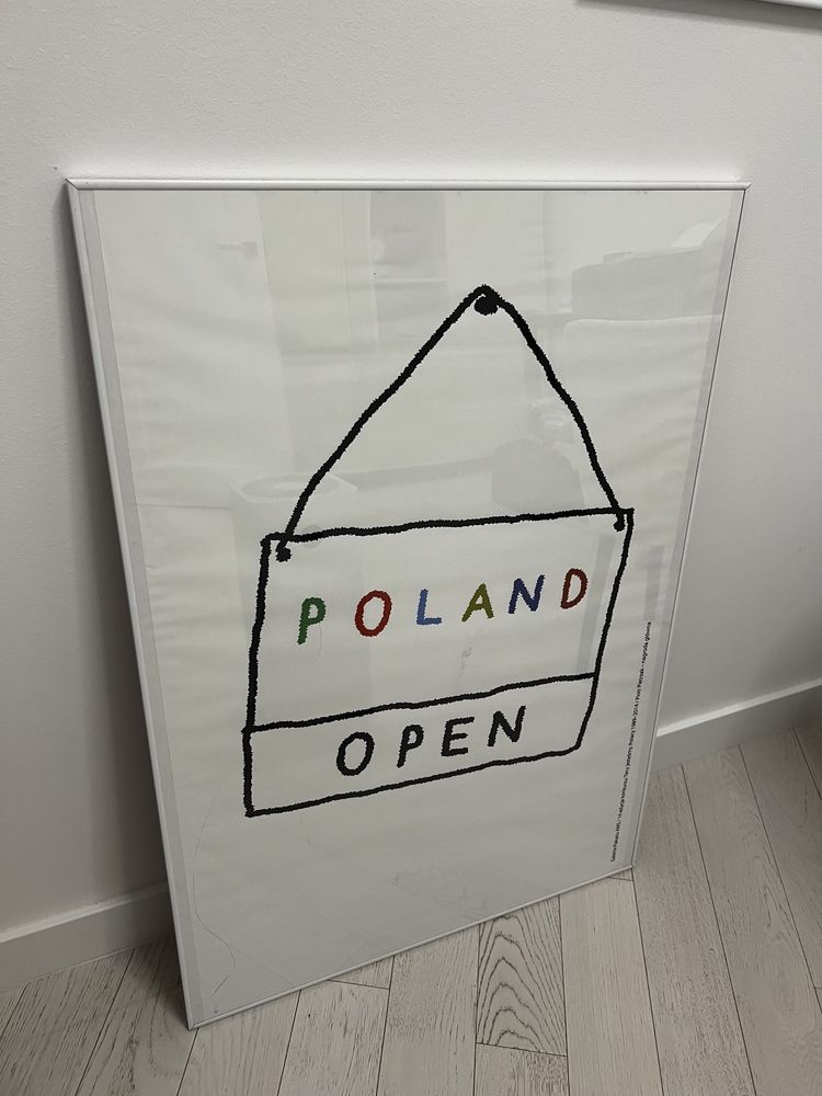 Oprawiony plakat Poland Open 100 x 70