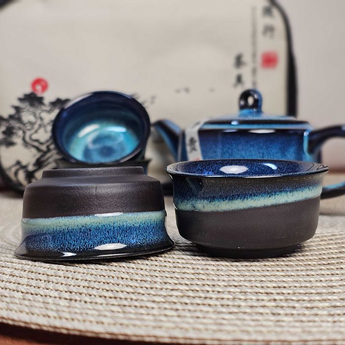 Дорожній сервіз ❱ китайський чайний набір у сумці ❰ Око дракона