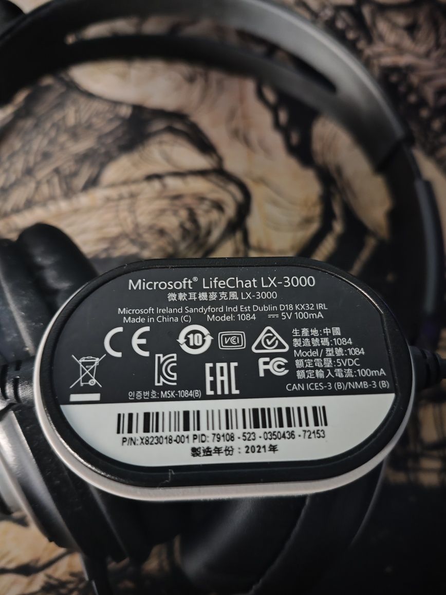 Zestaw słuchawkowy Microsoft lifechat lx - 3000