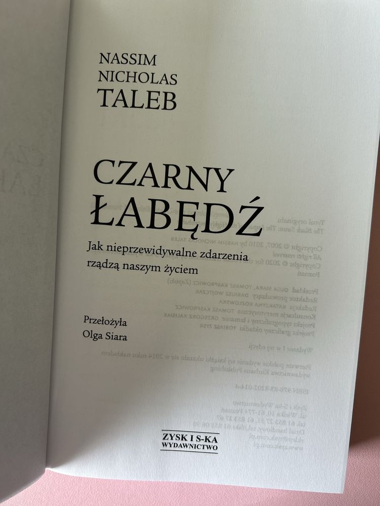 Czarny Łabędź - Nassim Nicholas Taleb