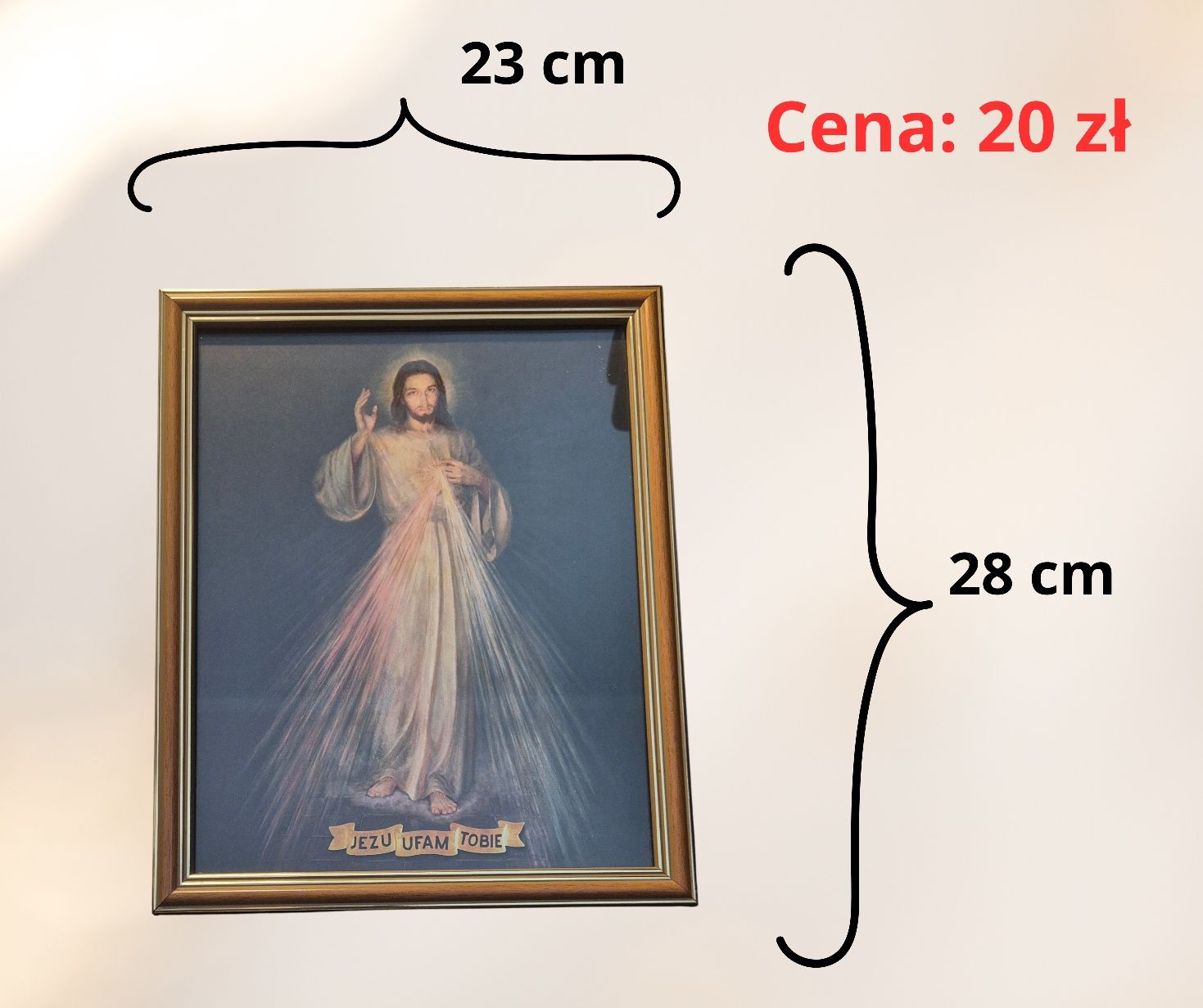 Jezu, ufam Tobie - wizerunek Jezusa