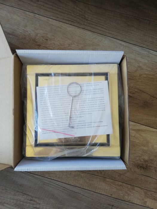 Odpływ prysznicowy Wpust flat 15x15 gold mexen