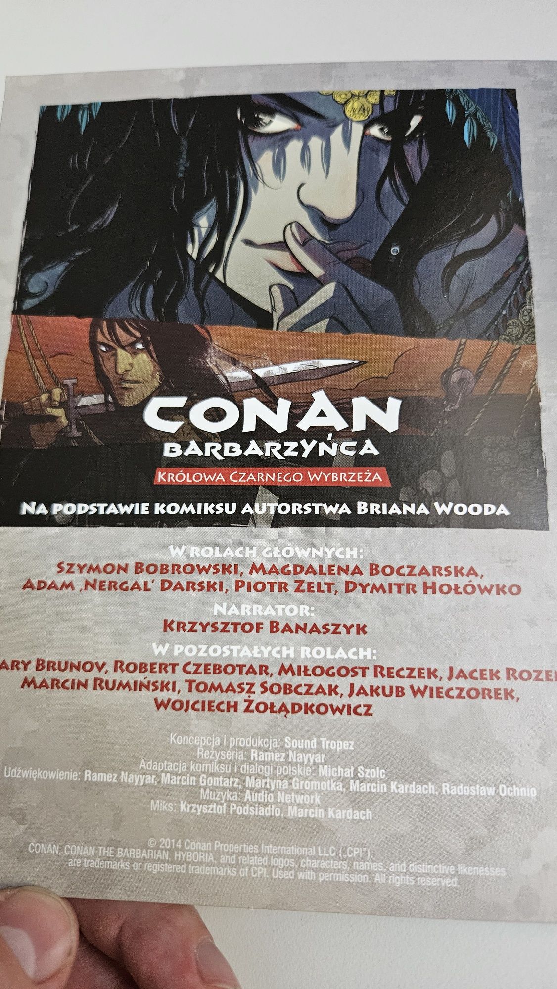 Conan Barbarzyńca: Królowa Czarnego Wybrzeża - Audiobook CD MP3