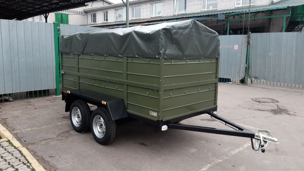 Двухосний причіп сірий під В категорію