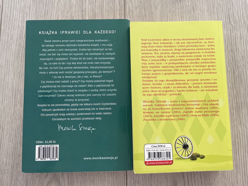 2 Książki Monika Szwaja- „Gosposia prawie do wszystkiego” i „Stateczna