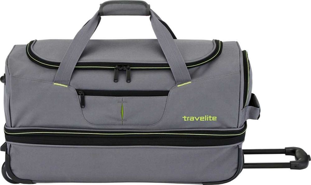 Travelite Basics L 119L Szar Torba podróżna na kółkach poszerzana NOWA