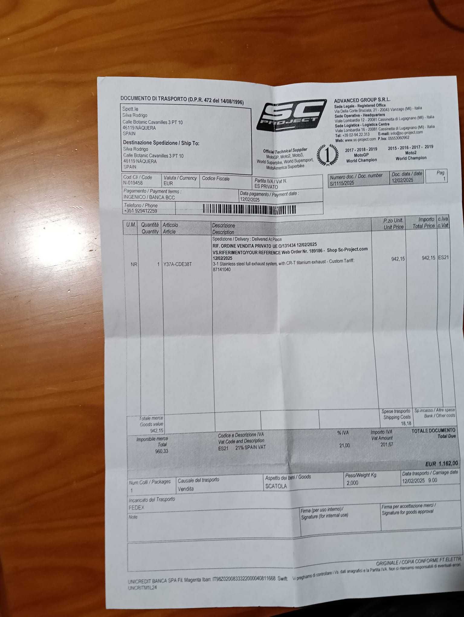 Yamaha MT - 09 SP