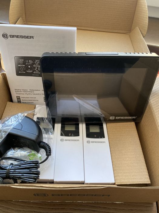 Метеостанція  BRESSER ClimaTemp Hygro Quadro Colour