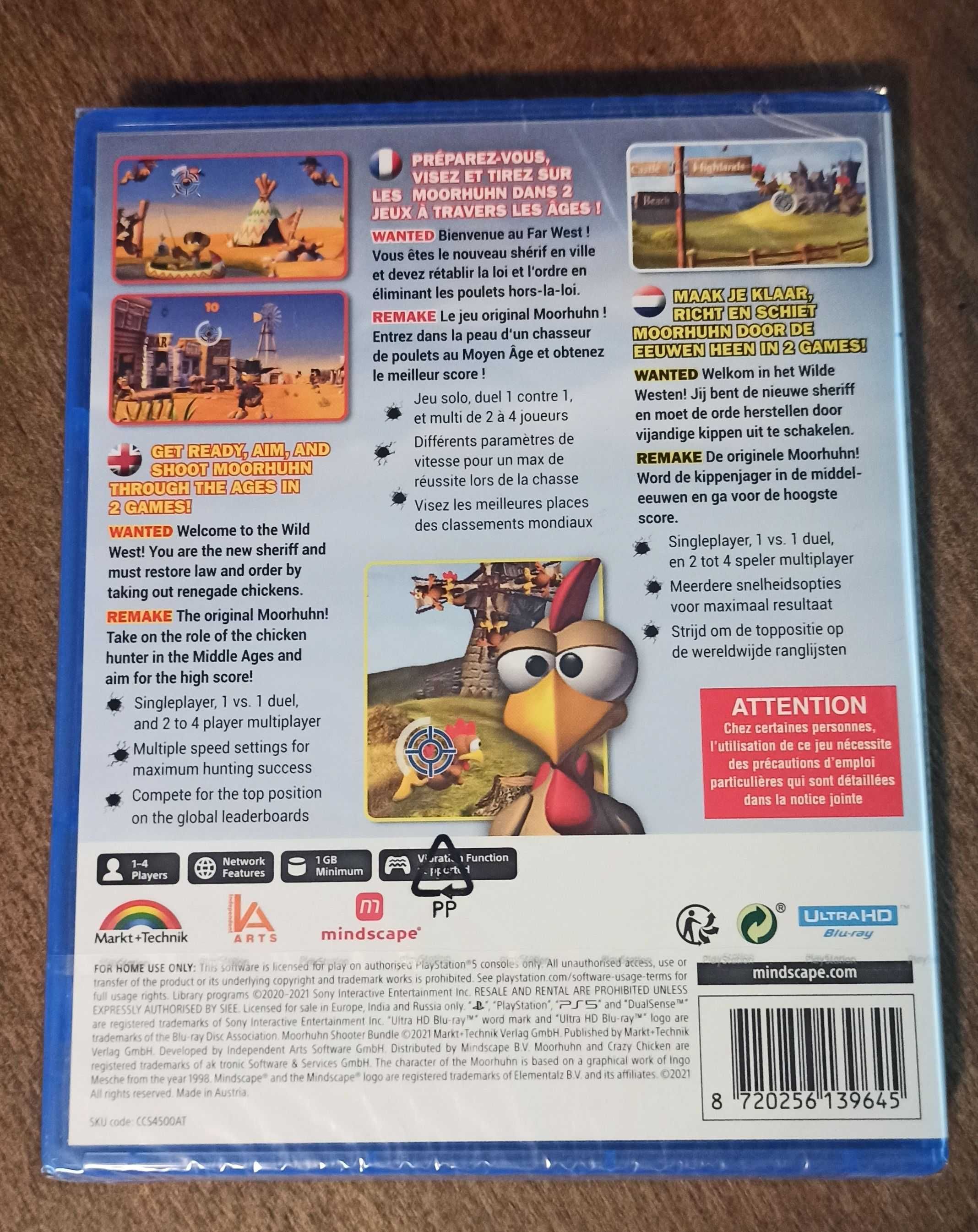 Moorhuhn Crazy Chicken Shooter Bundle PS5 - strzelanka jak z Pegasusa
