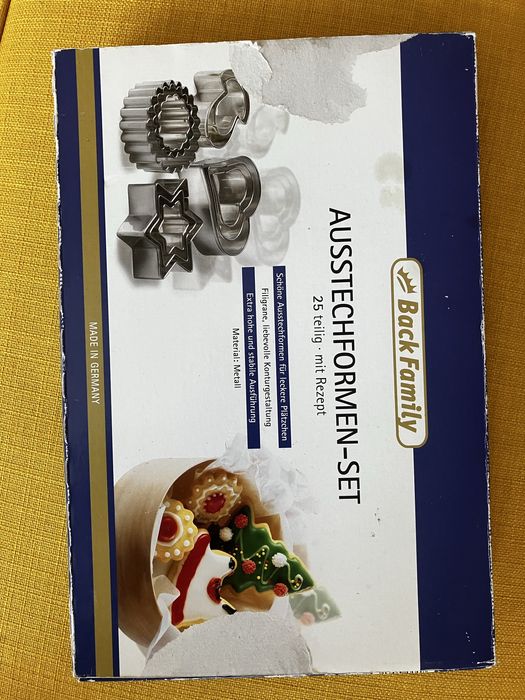 Zestaw foremek do ciastek