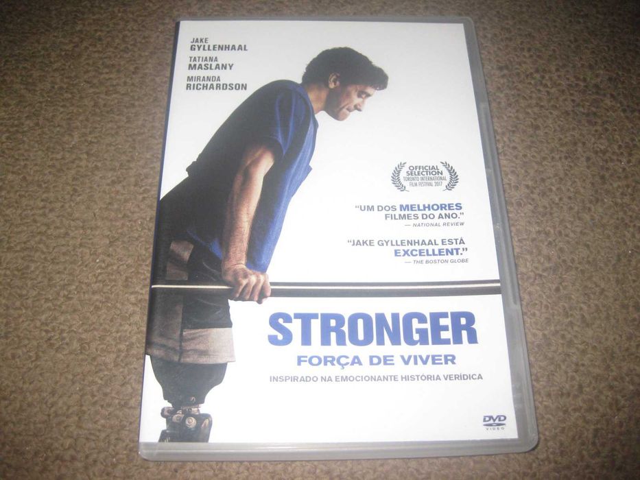 DVD "Stronger - Força de Viver" com Jake Gyllenhaal