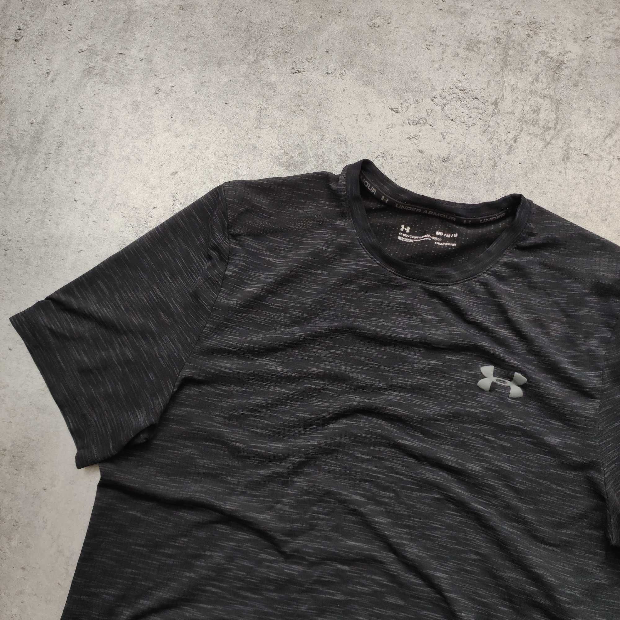 MĘSKA Koszulka Sportowa PREMIUM Heat GEAR Trening Under Armour Gym