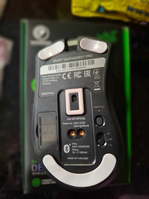 Rato razer deathadder v2 pro avariado