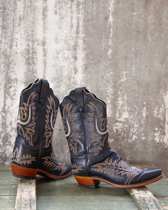 Lucchese ковбойські жіночі чоботи 9 1\2 розмір. Шкіра. Ручна робота.