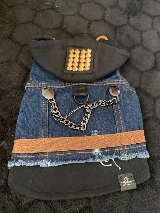 Kurtka jeans dla psa pupilady