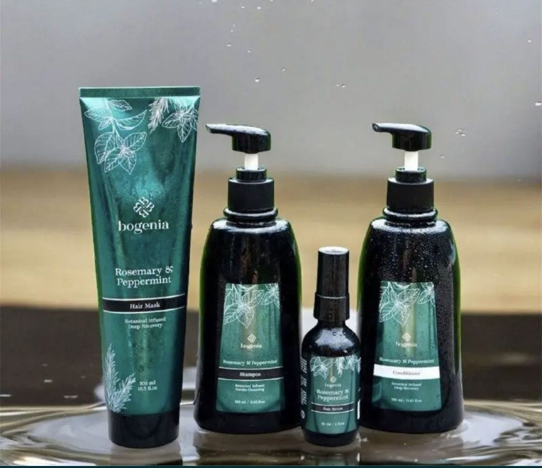Bogenia Набір для волосся з розмарином Rosemary Peppermint