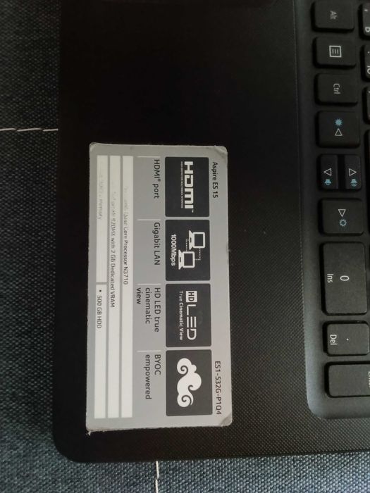 Ноутбук Acer Aspire ES1-532G-P1Q4 рабочий.