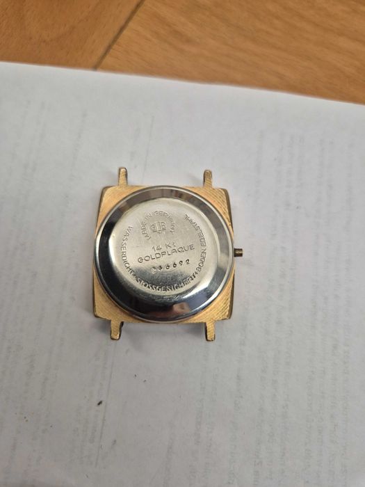 Złota koperta Glashütte Spezimatic Bison + tarcza