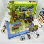 212шт +6 героїв Магнітний конструктор майнкрафт minecraft кубики 3д 3d